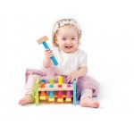 Joc de ciocanit figurine saltareste din lemn - Banc de lucru WoodyLand